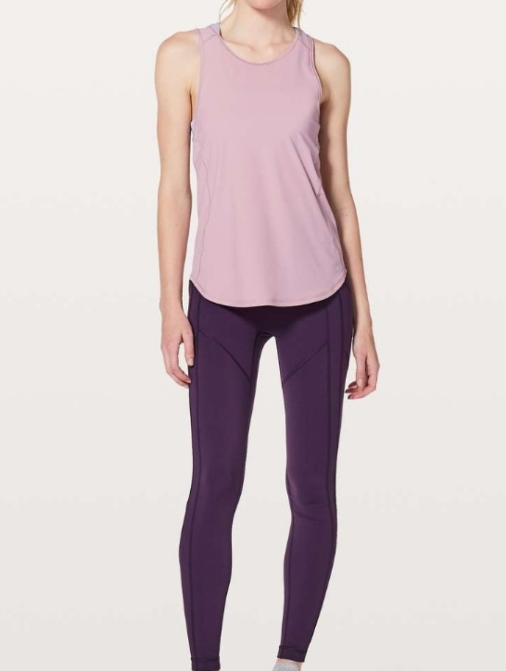 Lululemon Sculpt Racerback Tank To In Rose Blush